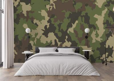 texture military camouflage repeats seamless army green hunting Wall mural