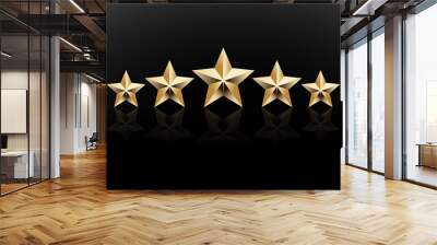 5 star icon vector illustration Wall mural