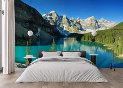 Lake Moraine, Banff national park Wall mural