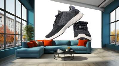 Fashion running sneaker shoes isolated on white background. Wall mural