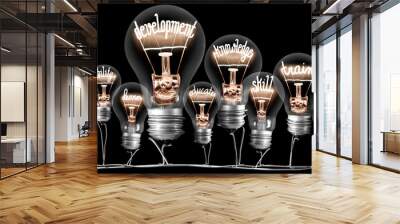 Light Bulb Concept Wall mural