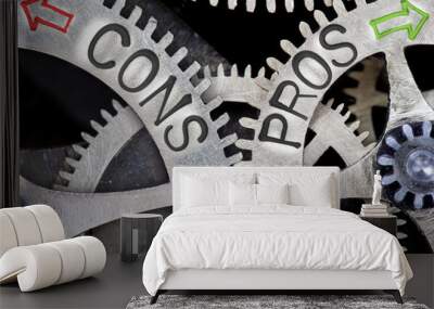 Metal Wheel Concept Wall mural