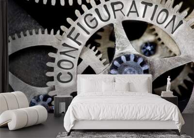 Metal Wheel Concept Wall mural