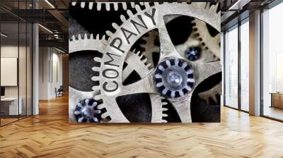 Metal Wheel Concept Wall mural