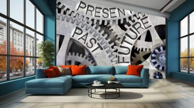 Metal Wheel Concept Wall mural