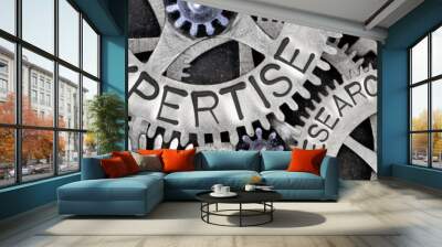 Metal Wheel Concept Wall mural