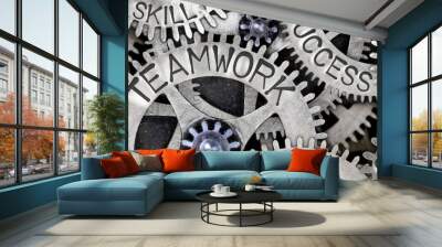 metal wheel concept Wall mural