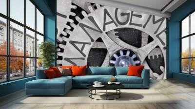 Metal Wheel Concept Wall mural