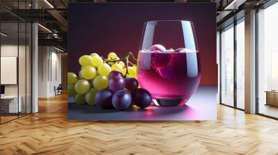 Grape juice Wall mural