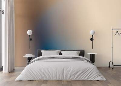 abstract light background in tan and blue Wall mural