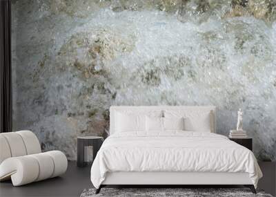 water flowing over rocks Wall mural