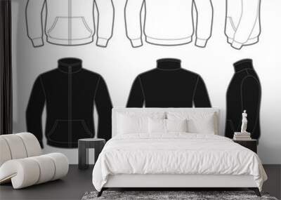 Fleece jacket Wall mural