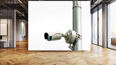 Security camera or CCTV on cloudy sky background. Wall mural