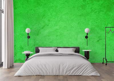 Texture of green decorative plaster or concrete. Abstract grunge background. Wall mural