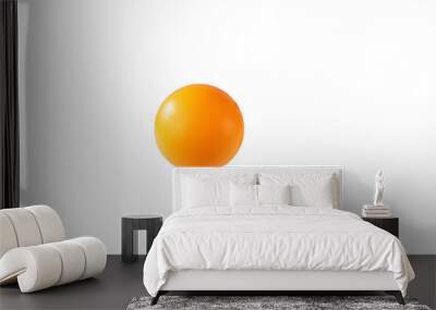 ping pong ball isolated on white Wall mural