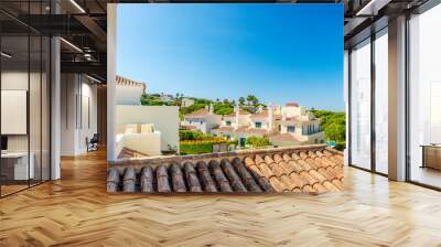 Luxury houses with swimming pools in Quinta do Lago, Algarve, Portugal Wall mural