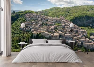 Medieval town of Artena, Lazio, Italy Wall mural