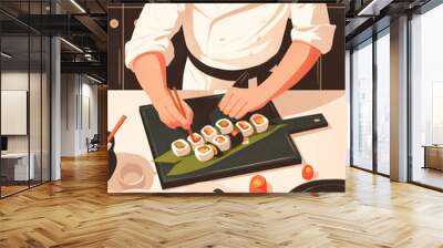 Korean kimbap Wall mural