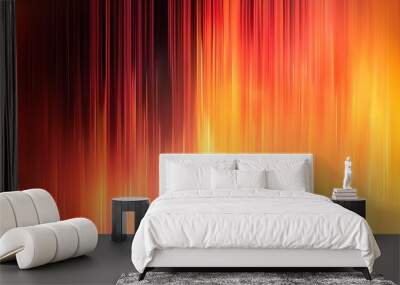 Abstract Orange Red Gradient Blurred Background Wall mural