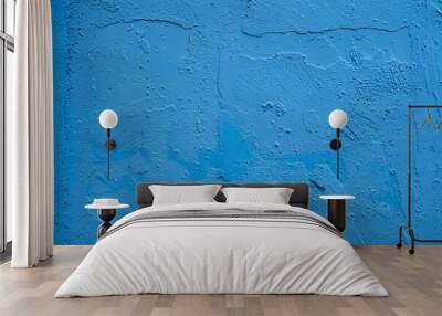 Blue Plaster Wall Texture Background Wall mural