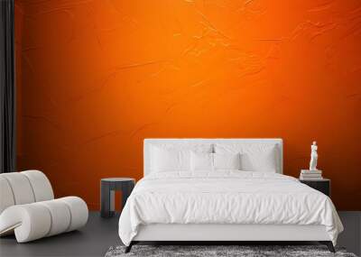 Bright Orange Textured Background - Simple Design Wall mural