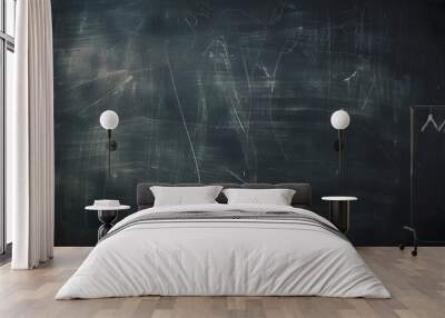 Minimalist Dark Blackboard Texture Background Wall mural