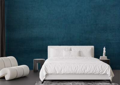 Seamless Blue-Green Denim Fabric Texture Wall mural