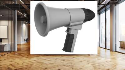 megaphone isolated on white Wall mural