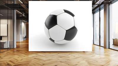 Soccer Ball: Black and White Tradition Wall mural