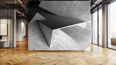 abstract background, concrete 3d Wall mural