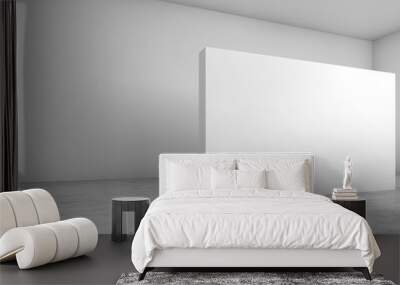 Abstract empty interior background 3 d render Wall mural