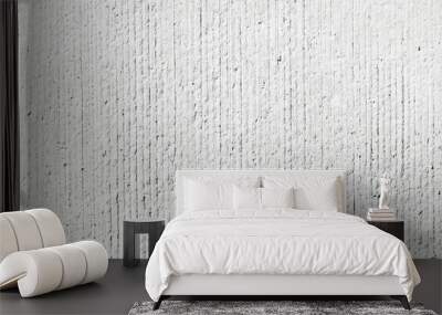 Rough white concrete wall background texture Wall mural