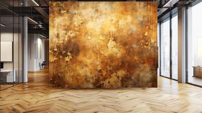 Aged Elegance.  of a rusted metal surface with textured patterns. Wall mural