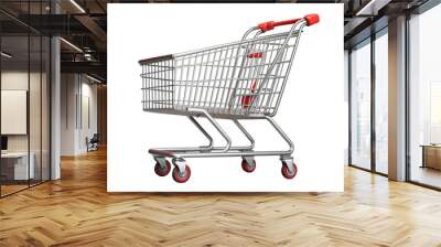  cart on a transparent background. Wall mural