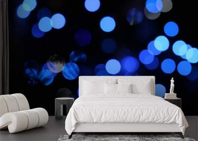 abstract blurry bokeh background Wall mural