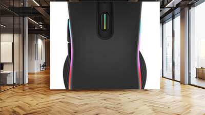 Vector drawing gaming computer mouse on white background Wall mural