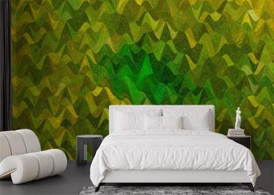 green leaves background Wall mural