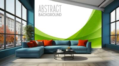 Abstract green background for Your design Wall mural