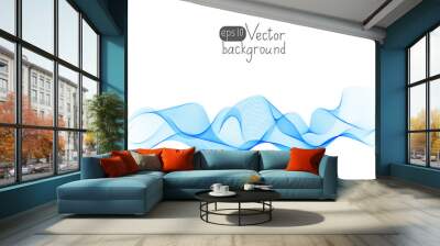 Abstract wave for Your design Wall mural