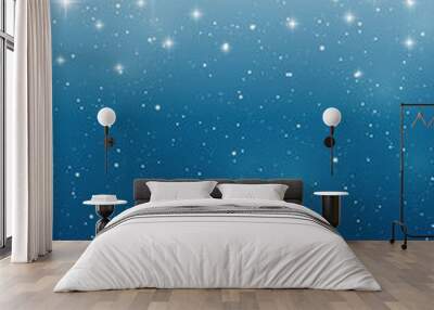 Shiny stars background for Your design  Wall mural