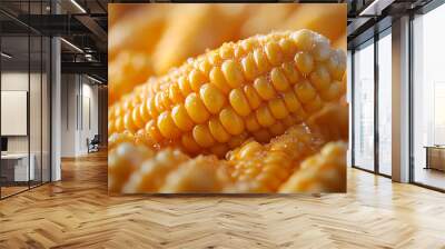 close up Corn cob  Wall mural