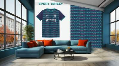 sports jersey design texture pattern template	 Wall mural