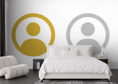 Membership icon. Containing gold, silver and bronze plan icon vector illustration. Wall mural