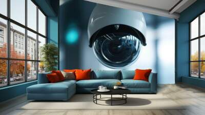 Modern Security Camera Indoors Wall mural