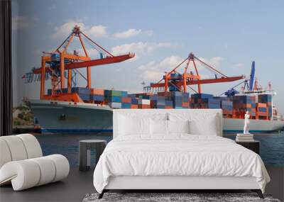 Container Ship Wall mural