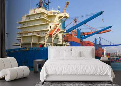 Container Ship Wall mural