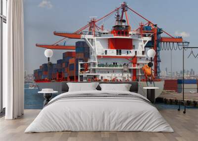 Container Ship Wall mural