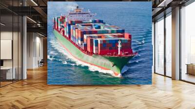 Container Ship Wall mural