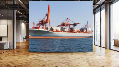 Container Ship Wall mural