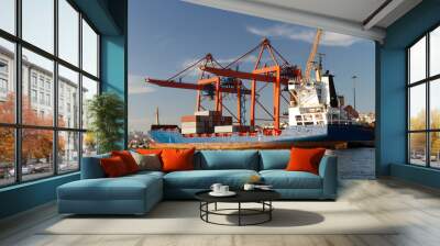 Container Ship Wall mural